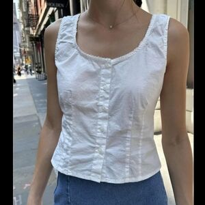 Brandy Melville Matilda Top in White
